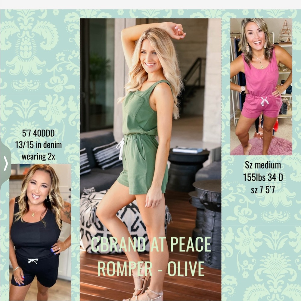 CBRAND AT PEACE ROMPER - Picture 2 of 3